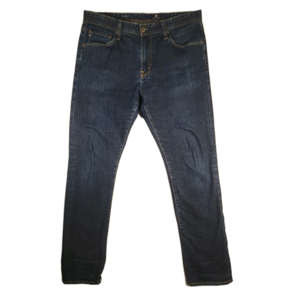 AG Adriano Goldschmied The Everett Jeans Slim Straight 34x34 Dark Wash Indigo